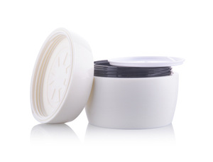 Round shape empty Hair Products Cosmetic Jar Packaging Jars