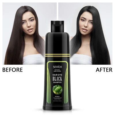 Sevich Fast Natural Black Hair Dye Shampoo Black Hair Colour Shampoo