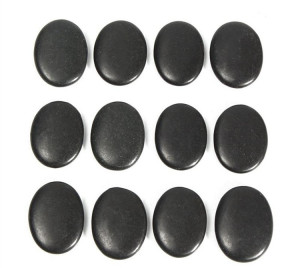 Smooth and Natural Massage Stones