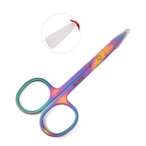 Stainless Steel Eyebrow Scissor Makeup Tool for Facial Hair Scissors, Eyelashes,