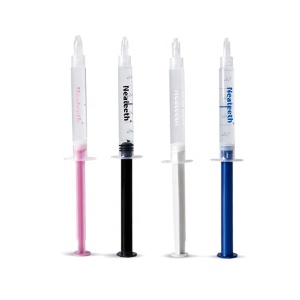 Teeth Whitener Peroxide/Non-Peroxide Gel Whitener-Tools Stain-Remover Teeth Whitening Syringe Gel