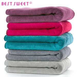 towel factory supply 80% polyester 20% polyamide microfiber bath towel set