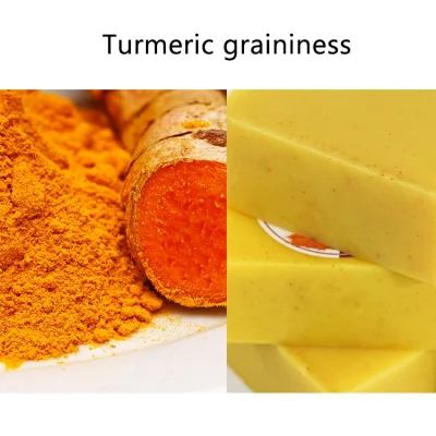 Turmeric Bar Removes Black Spots and Acne Cheap Bath Organic Natural Bathing Brightening Soap Wholesale