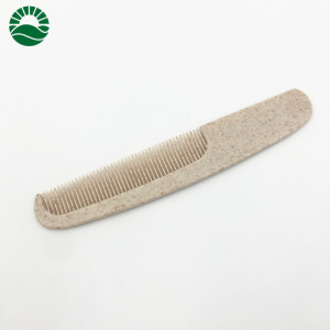 Wheat straw wholesale hotel distributes hair comb cheap and personalized disposable plastic hotel comb