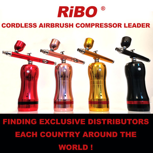 Wholesale cordless airbrush for cake decorating nails hobby model kit tattoo compressor mini spray air brush salon