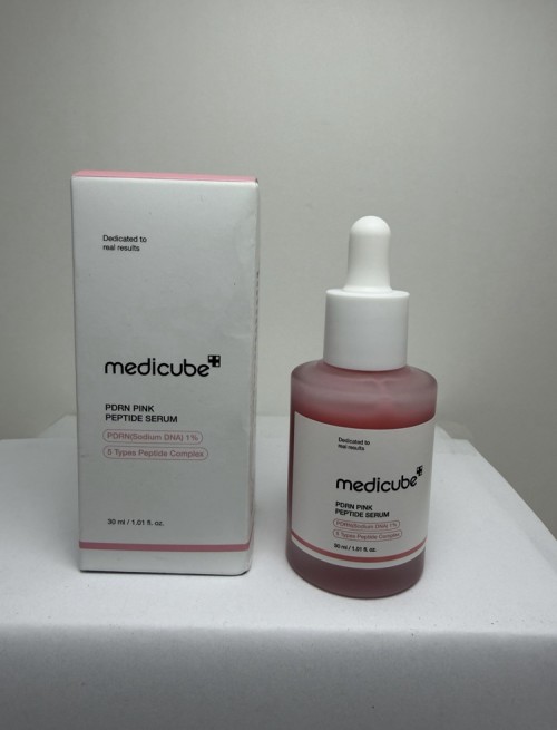 Medicube PDRN Pink Peptide Serum 30ml Sodium DNA Niacinamide Hydration Pink