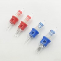 Top Quality Private Label Professional Tattoo Needles Cartridge with Silicone Finger Ledge Membrane