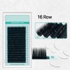 Classic Mixed Length 8-15mm Eyelash Extensions 0.05mm C Curl Densely Thicker and Longer Varying Thicknesses for Fuller Look