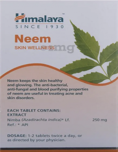 Himalaya Wellness Pure Herbs Neem Skin Wellness Tablet