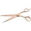 Professional barber hair scissors 5.5/6.0/6.5 9CR 62HRC Hardness cutting / Barber silver shears with Leather case