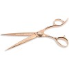 Professional barber hair scissors 5.5/6.0/6.5 9CR 62HRC Hardness cutting / Barber silver shears with Leather case