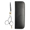 Factory Price Sliver Coated Salon Flat Fully Stainless Steel Hair Cutter Best Barber Sharps & Shears Scissors