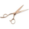 Professional barber hair scissors 5.5/6.0/6.5 9CR 62HRC Hardness cutting / Barber silver shears with Leather case