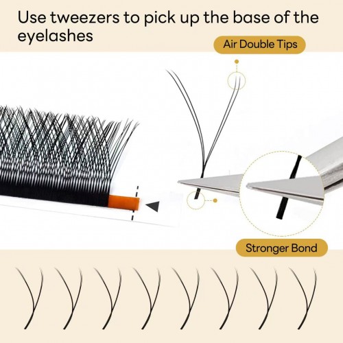 False Yy Lashes Extensions 15mm Eyelashes Private Label Eyelashes Lashes3d Wholesale Vendor 0.07 Volume Eyelash Extension