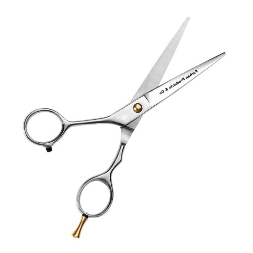 Factory Price Sliver Coated Salon Flat Fully Stainless Steel Hair Cutter Best Barber Sharps & Shears Scissors