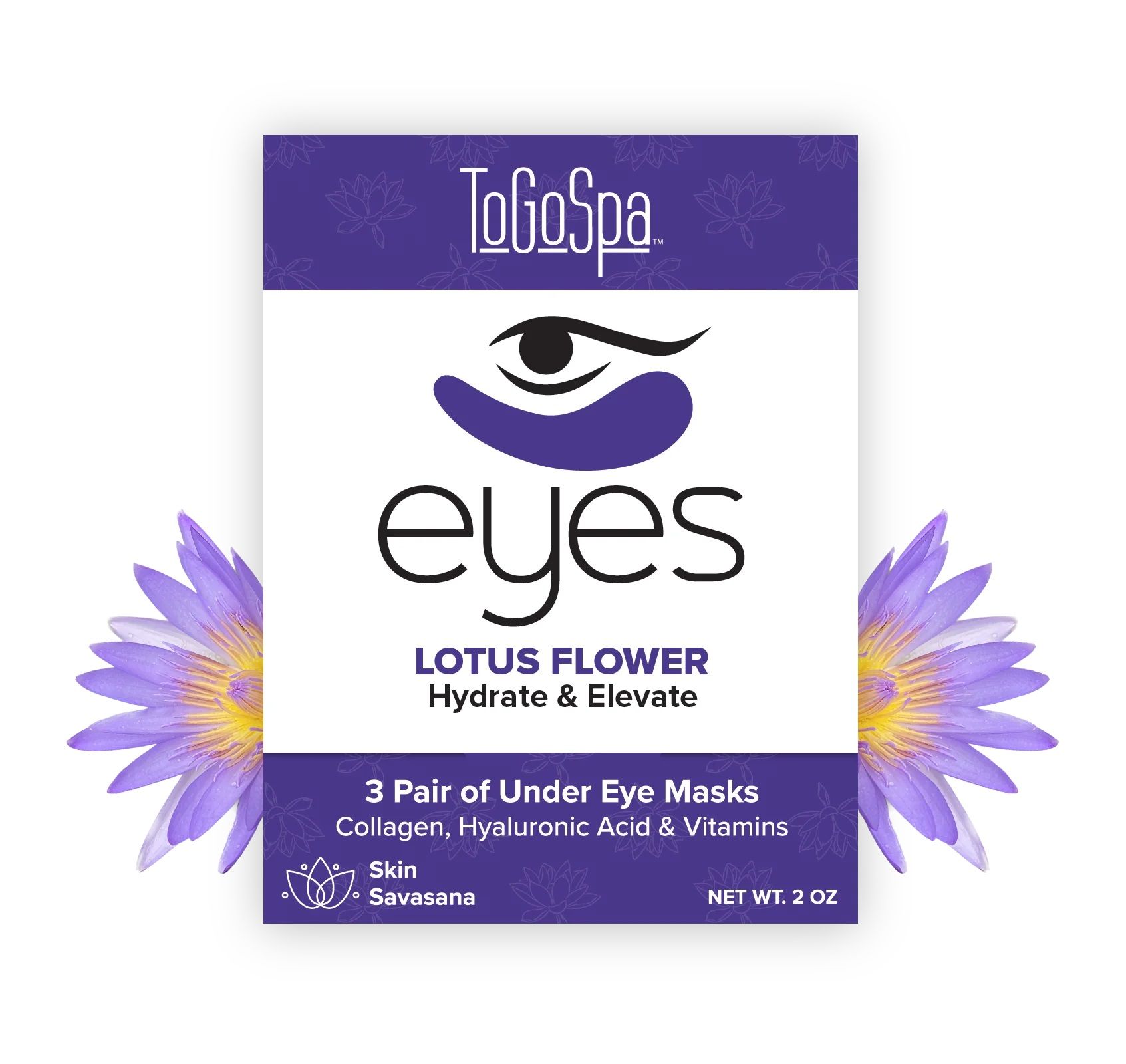 ToGoSpa Lotus Flower Eyes Masks