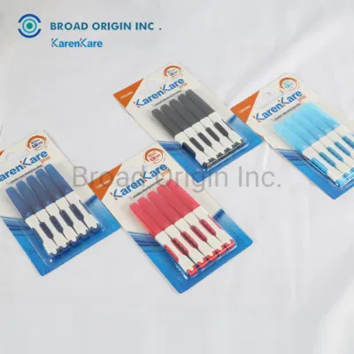 0.6mm Chinese Factory Supply New Design DuPont Nylon Bristle Interdental Brush for Teeth Cleaning