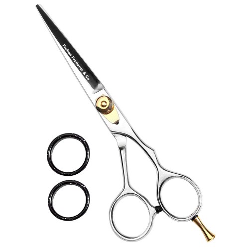 Factory Price Sliver Coated Salon Flat Fully Stainless Steel Hair Cutter Best Barber Sharps & Shears Scissors