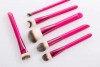 Custom Angled Handle 10pcs Makeup Brush Set