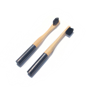 100% Biodegradable Soil Compostable Castor Oil  Bristles Replaceable Brush Head Bamboo Toothbrush