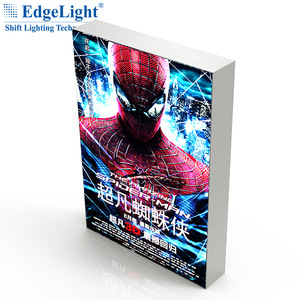 Aluminum lighting display Slim Tension textile LED optical lens fabric light box sign frame for advertising