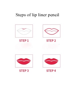 Beauty Tools Wholesale Easy Use 7 Colors Matte Lip Liner Pencil Waterproof Cosmetic Makeup Lip Pencil With Low Price