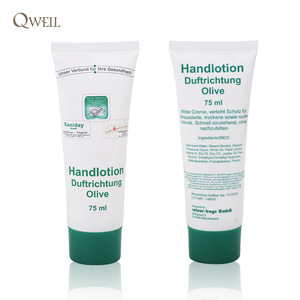 China Customized Cheap Price Wholesale 75ml Plastic Hand Cream Soft Tube