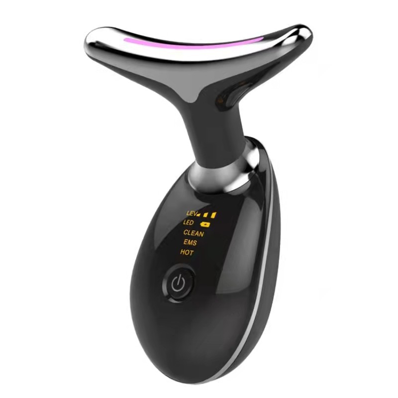 Color light lifting for removing neck wrinkles and tightening skin massage instrument