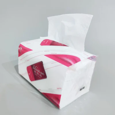 Customized Soft Silk Paper Tissue 12GSM/13.5GSM Face Cleaning Facial Tissue Paper China