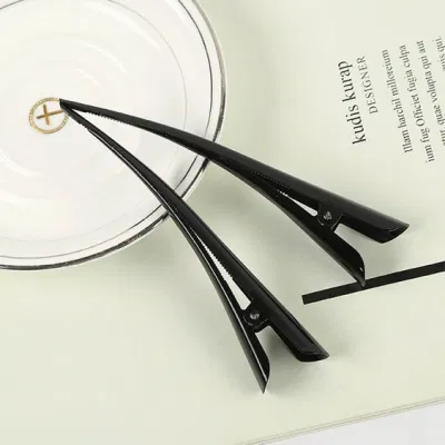 Duckbill Clips Hair Barrette Metal Hair Clips Seamless Duck Separate Clips for Salon Styling Tool