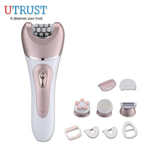 Electric Ladies Washable Hair Removal Trimmer 5 in 1 Epilator With Callus Remover