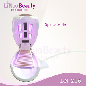 Far Infrared Sauna Spa Capsule / LED Light Therapy Bed For dry Steam