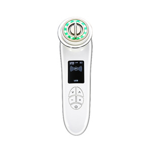 Free sample factory supply RF ENI LED HOT&amp;COOL ION 6in1 beauty care device &amp; personal skin care tool