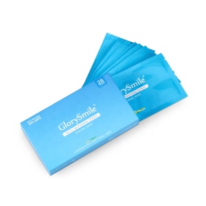 GlorySmile hot selling CE Registered Advanced Non Peroxide Teeth Whitening Strips