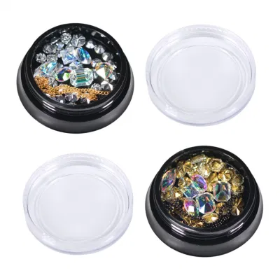 Hot Sales Metal Nail Art Stickers Rhinestones for Nail Decoration