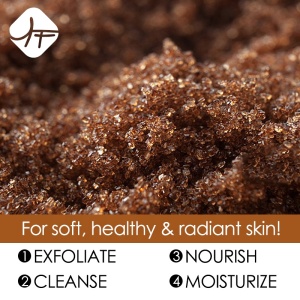 Hot Selling Deep Cleanse Natural Organic Body Skincare Brown Sugar Body Scrub