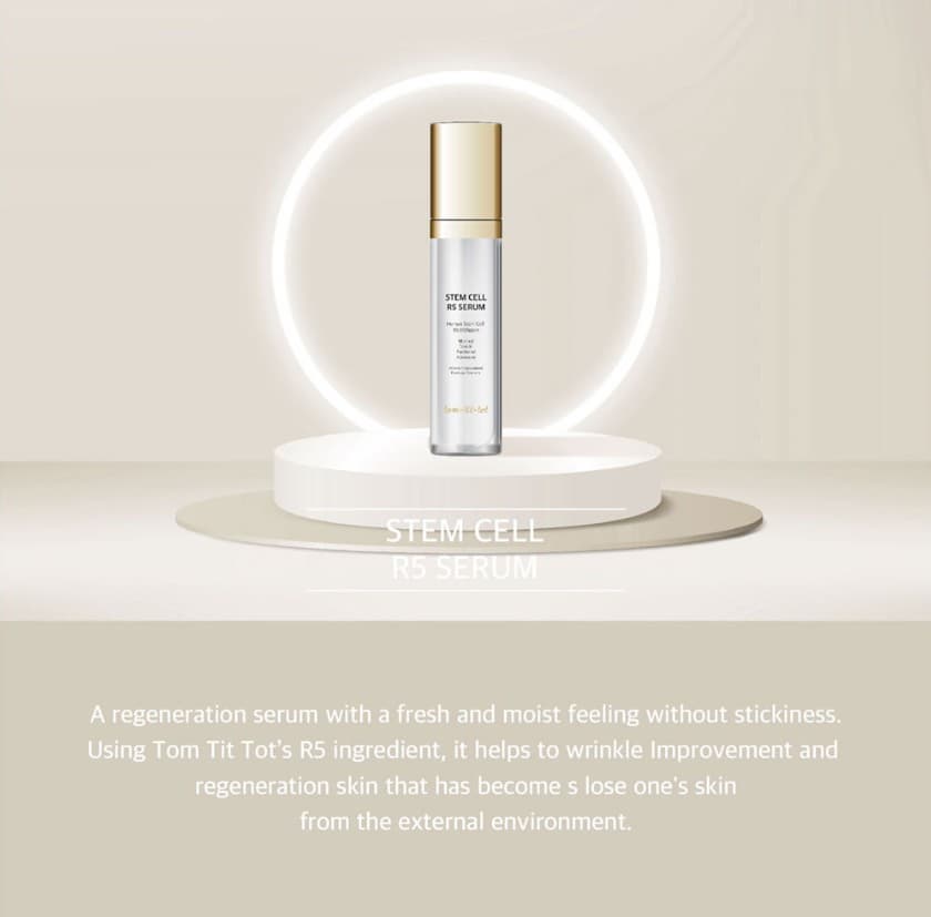 Human Stem Cell R5 Serum for damaged skin