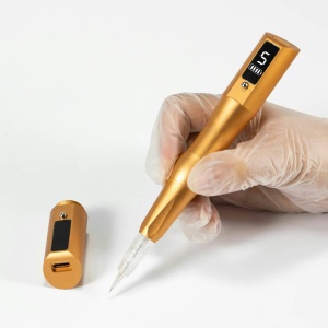 JiDragon Digital Cordless Rechargeable PMU Wireless Machine 5 Speed Tatoo Eyebrow Lip Permanent Marker Pens Makeup Machine