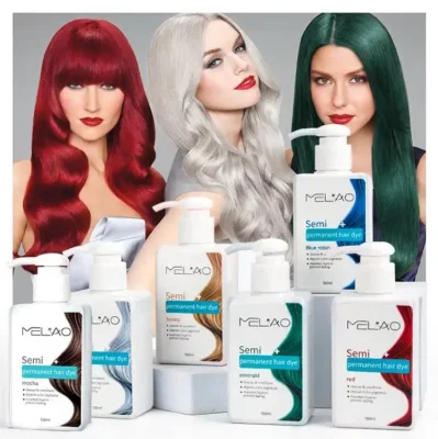 Korean Semi Permanent Hair Dye Hair Color Cream Hair Dye Professional Depositing Conditioner Cream