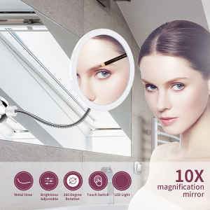 M7 Flexible Gooseneck Bathroom Cosmetic Led Light Makeup Mirror