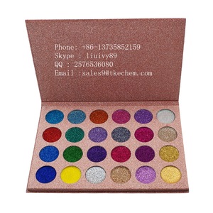 Makeup 24 colors no logo cosmetic glitter eyeshadow palette