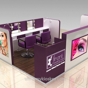 Manufacture design mall store beauty hairdressing salon in china