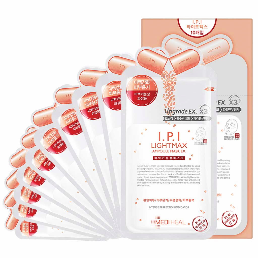 MEDIHEAL I.P.I Lightmax Ampoule Mask Korean Cosmetics Wholesale