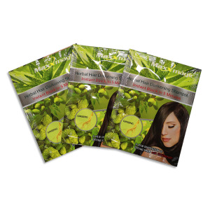 Natural sunburst hair nourishing liquid ginseng extracts hair dye shampoo