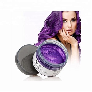 Non allergic 100% organic Semi-permanent Hair Dye with multi color choose Color Paste