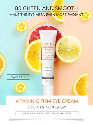 OEM Customized All Natural Best Moisturizing Firming Wrinkles Organic Eye Cream