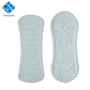 Organic cotton panty liners tampons brands with butterfly pattern on surface