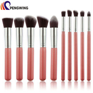 Pengwing Top Selling 10 PCS Best Cheap Makeup Brushes Make Up