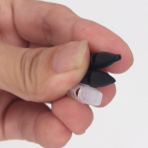 permanent makeup disposable plastic black tattoo needle tips round and flat for eyebrow tattoo machine