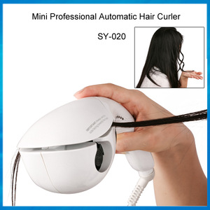 Professional mini magic hair curler automatic red color